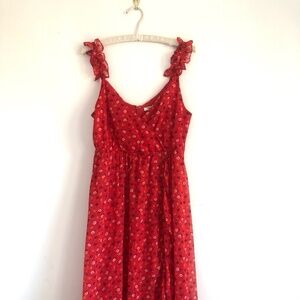 Red Maxi Dress by Madewell - Size 0